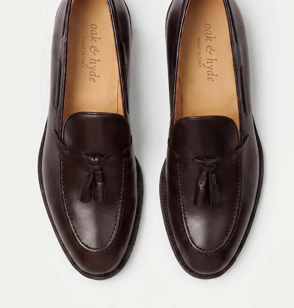 The Penny Loafer — handcrafted tassel loafer