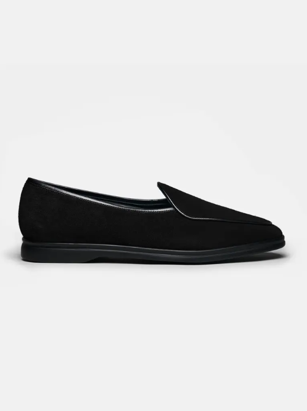 The Belgian — Black Suede